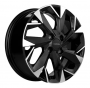 Легковой диск Khomen Wheels KHW1508 6x15 4x100 ET50 60,1 Black-FP